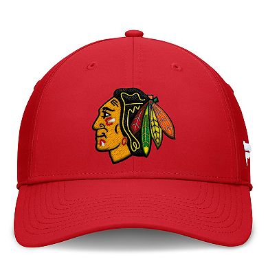 Men's Fanatics Red Chicago Blackhawks Core Elevated Speed Flex Hat