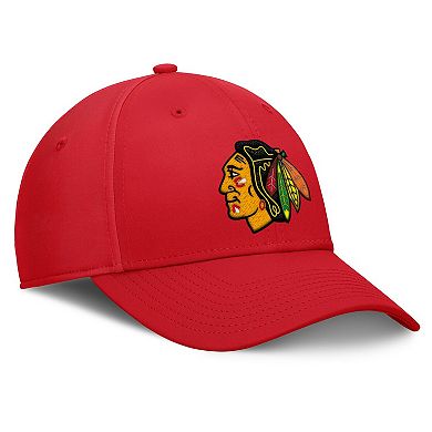 Men's Fanatics Red Chicago Blackhawks Core Elevated Speed Flex Hat
