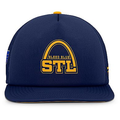 Men's Fanatics Navy St. Louis Blues Rink Hometown Snapback Hat