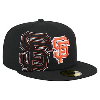 Men's New Era Black San Francisco Giants Yarn Stitch 59FIFTY Fitted Hat