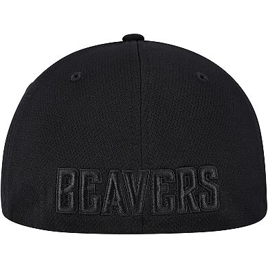 Men's Top of the World Black Oregon State Beavers Reflex Performance Flex Hat