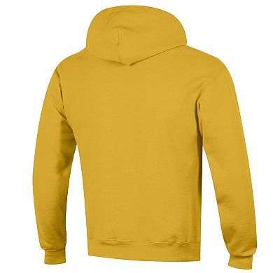Men's Champion Maize Michigan Wolverines Basic Arch Fleece Pullover Hoodie