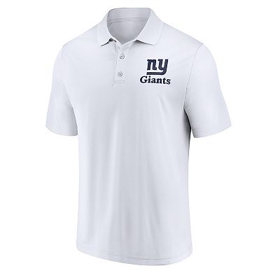 Men's Fanatics White New York Giants Vintage Polo