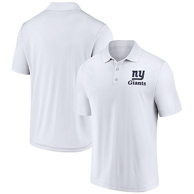 Men's Fanatics White New York Giants Vintage Polo