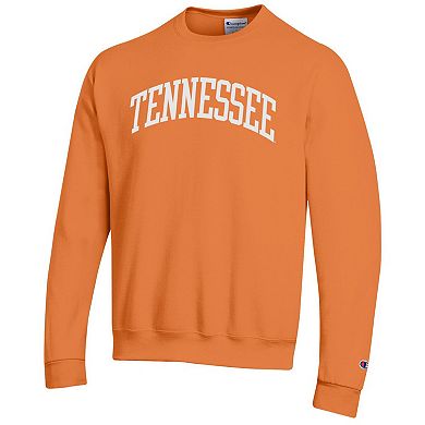 Men's Champion Tennessee Orange Tennessee Volunteers Basic Arch Fleece Pullover Sweatshirt