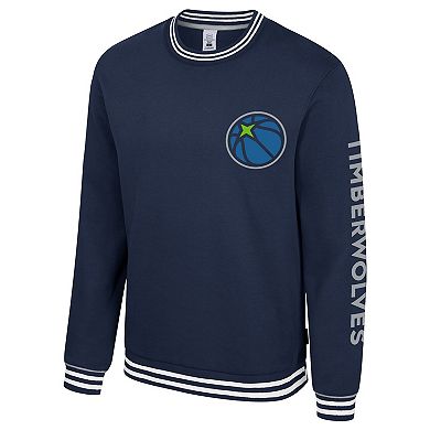 Unisex Stadium Essentials Navy Minnesota Timberwolves Half-Time 2 Pullover Sweatshirt