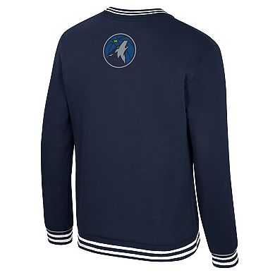 Unisex Stadium Essentials Navy Minnesota Timberwolves Half-Time 2 Pullover Sweatshirt