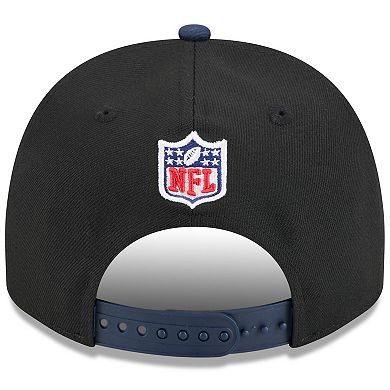 Men's New Era Black/Navy Tennessee Titans 2025 NFL Draft A-Frame 9FIFTY Snapback Hat