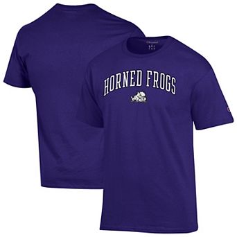 Men's Champion Purple TCU Horned Frogs Arch Over Logo T-Shirt