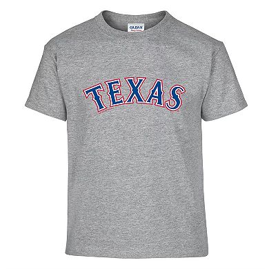 Youth Soft as a Grape Royal/Gray Texas Rangers Two-Pack T-Shirt Set