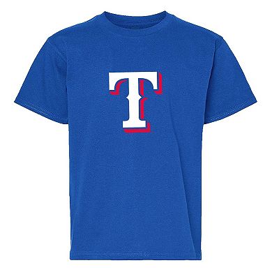 Youth Soft as a Grape Royal/Gray Texas Rangers Two-Pack T-Shirt Set