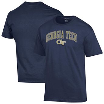 Men's Champion Navy Georgia Tech Yellow Jackets Arch Over Logo T-Shirt