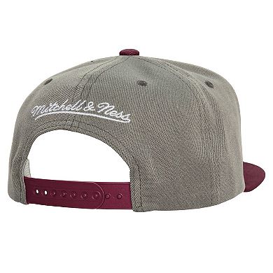 Men's Mitchell & Ness Gray Philadelphia Phillies Cooperstown Collection Basic Flip Snapback Hat
