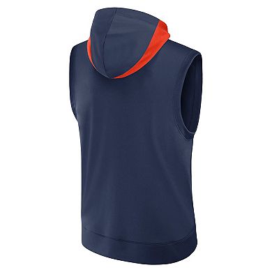 Men's Nike Navy Houston Astros 2025 City Connect Performance Sleeveless Pullover Hoodie