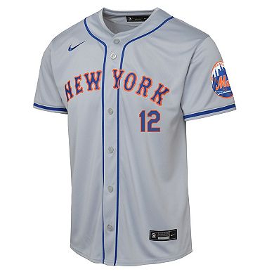 Youth��Nike Francisco Lindor Gray New York Mets Road Limited Player Jersey