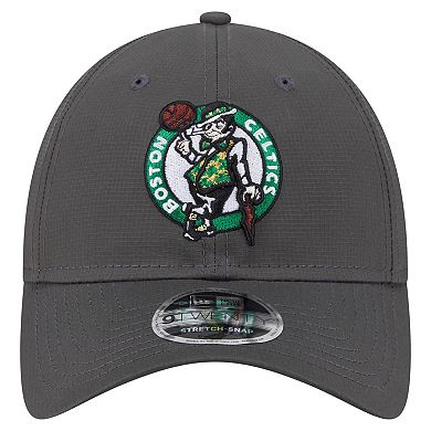 Men's New Era Charcoal Boston Celtics Active Ripstop 9TWENTY Adjustable Hat