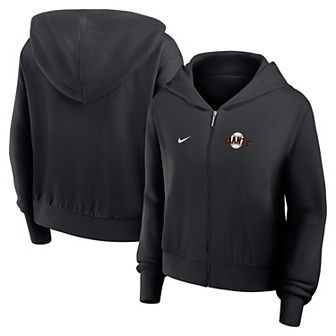 Women's Nike Black San Francisco Giants Chill Full-Zip Hoodie