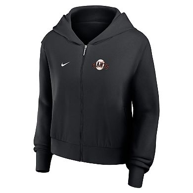 Women's Nike Black San Francisco Giants Chill Full-Zip Hoodie