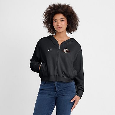 Women's Nike Black San Francisco Giants Chill Full-Zip Hoodie