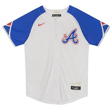 Preschool��Nike White Atlanta Braves City Connect Jersey