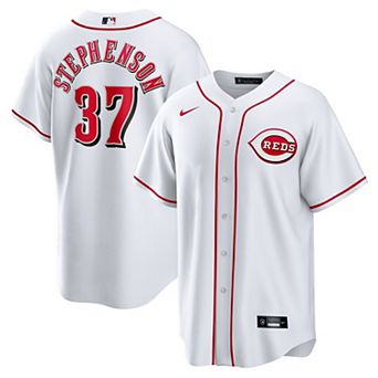 Men's Nike Tyler Stephenson White Cincinnati Reds Home Replica Jersey