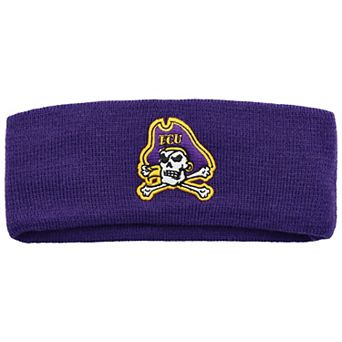 Men's Top of the World Purple ECU Pirates Team Logo Knit Headband