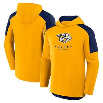 Men's Fanatics Gold Nashville Predators Meta Game Transitional Pullover Hoodie
