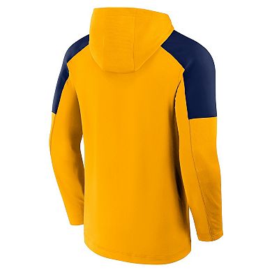 Men's Fanatics Gold Nashville Predators Meta Game Transitional Pullover Hoodie