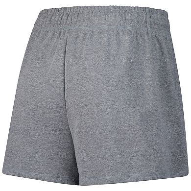 Women's Fanatics Heather Gray Boston Bruins Logo Shorts