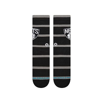 Unisex Stance Brooklyn Nets Prep Stripe Crew Sock