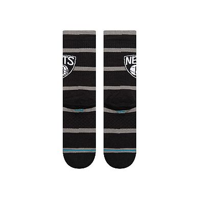 Unisex Stance Brooklyn Nets Prep Stripe Crew Sock