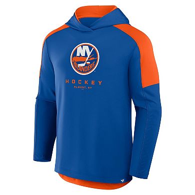 Men's Fanatics Royal New York Islanders Meta Game Transitional Pullover Hoodie