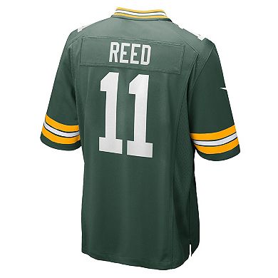 Men's Nike Jayden Reed Green Green Bay Packers Game Jersey