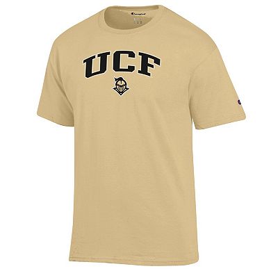Men's Champion Gold UCF Knights Arch Over Logo T-Shirt