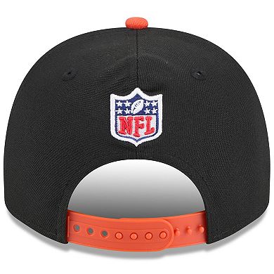 Youth New Era Black/Orange Cincinnati Bengals 2025 NFL Draft A-Frame 9FIFTY Snapback Hat