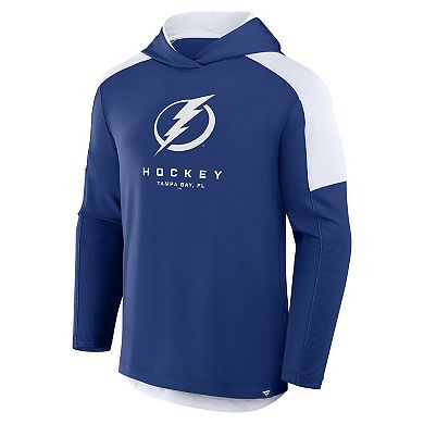 Men's Fanatics Blue Tampa Bay Lightning Meta Game Transitional Pullover Hoodie