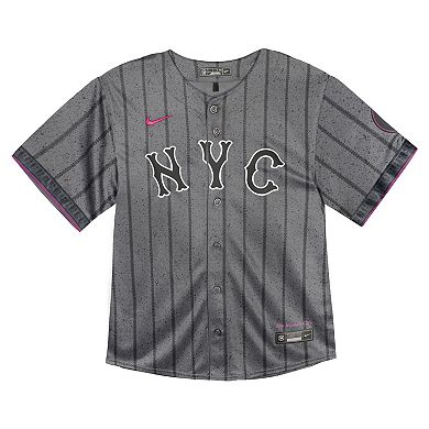 Infant Nike Gray New York Mets 2024 City Connect Limited Jersey