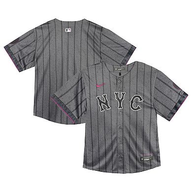 Infant Nike Gray New York Mets 2024 City Connect Limited Jersey