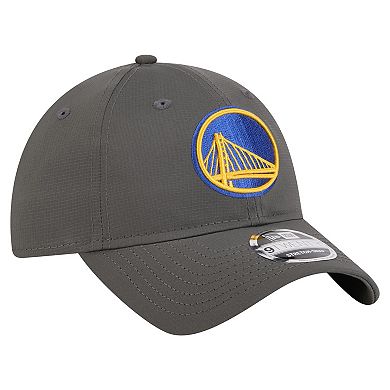 Men's New Era Charcoal Golden State Warriors Active Ripstop 9TWENTY Adjustable Hat