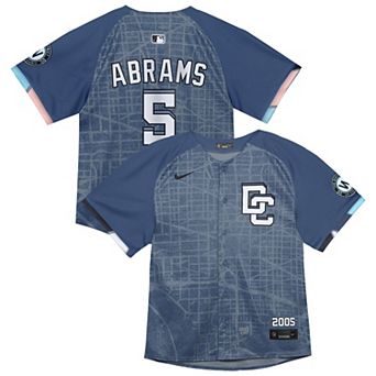 Infant Nike CJ Abrams Blue Washington Nationals City Connect 2025 Limited Jersey