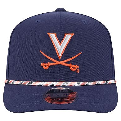 Men's New Era Navy Virginia Cavaliers Gameday Multi-Rope 9SEVENTY Stretch-Snap Hat