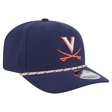 Men's New Era Navy Virginia Cavaliers Gameday Multi-Rope 9SEVENTY Stretch-Snap Hat