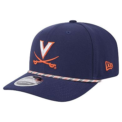 Men's New Era Navy Virginia Cavaliers Gameday Multi-Rope 9SEVENTY Stretch-Snap Hat