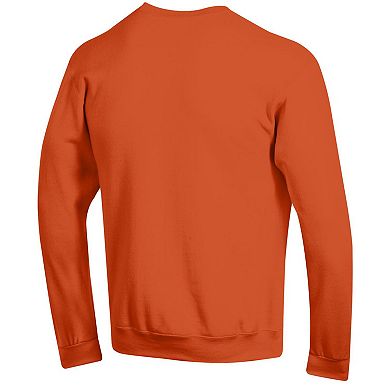 Men's Champion Orange Clemson Tigers Arch Over Logo Pullover Sweatshirt