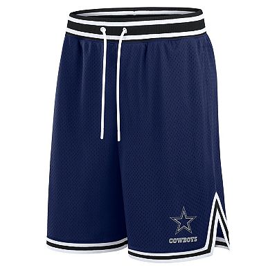 Men's Fanatics Navy Dallas Cowboys Elements Future Ground Mesh Shorts