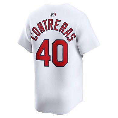 Men's Nike Willson Contreras White St. Louis Cardinals Home Limited Player Jersey