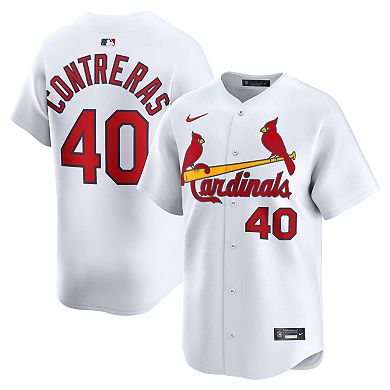 Men's Nike Willson Contreras White St. Louis Cardinals Home Limited Player Jersey