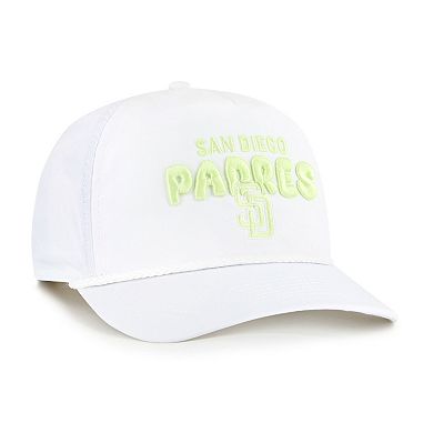 Women's '47 White San Diego Padres Bright Side Adjustable Hitch Hat