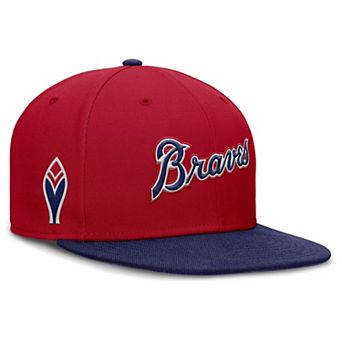 Men's Nike Red Atlanta Braves True Performance Fitted Hat