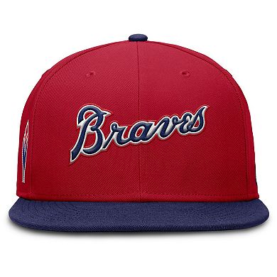 Men's Nike Red Atlanta Braves True Performance Fitted Hat